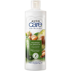 شامبو وبلسم Avon Care Nourish & Smooth 2-in-1 غني بزيت الأفوكادو واللوز