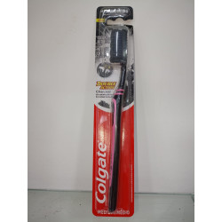 Colgate toothbrush 1u. Double action charcoal medium.