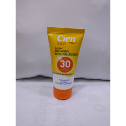 Anti-Aging Sun Cream SPF30, Face, 50ml with hyaluronic acid SPF 30. 75 ml.