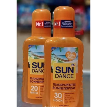 Spray solaire transparent de Sun Dance