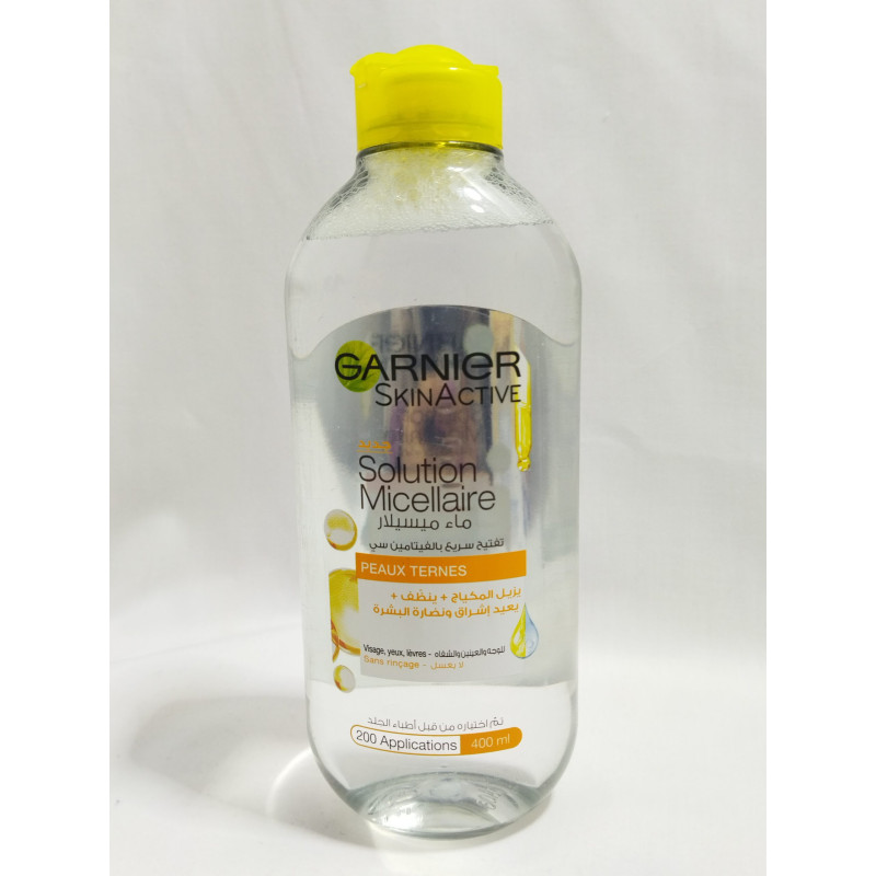 Garnier Micellar Make Up Brightening Water with Vitamin C, 400 ml Garnier Micellar Make Up Brightening Water with Vitamin C, 400 ml