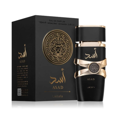 Asad Lattafa amber vanilla woody perfume