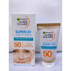 Garnier solar amber Anti-Age Super UV Protection Cream with Hyaluronic Acid SPF 50 50 ml