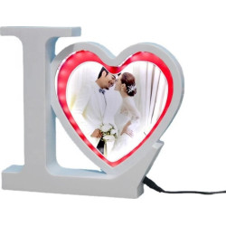 Customized LED Crystal  LAMP Photo Frame