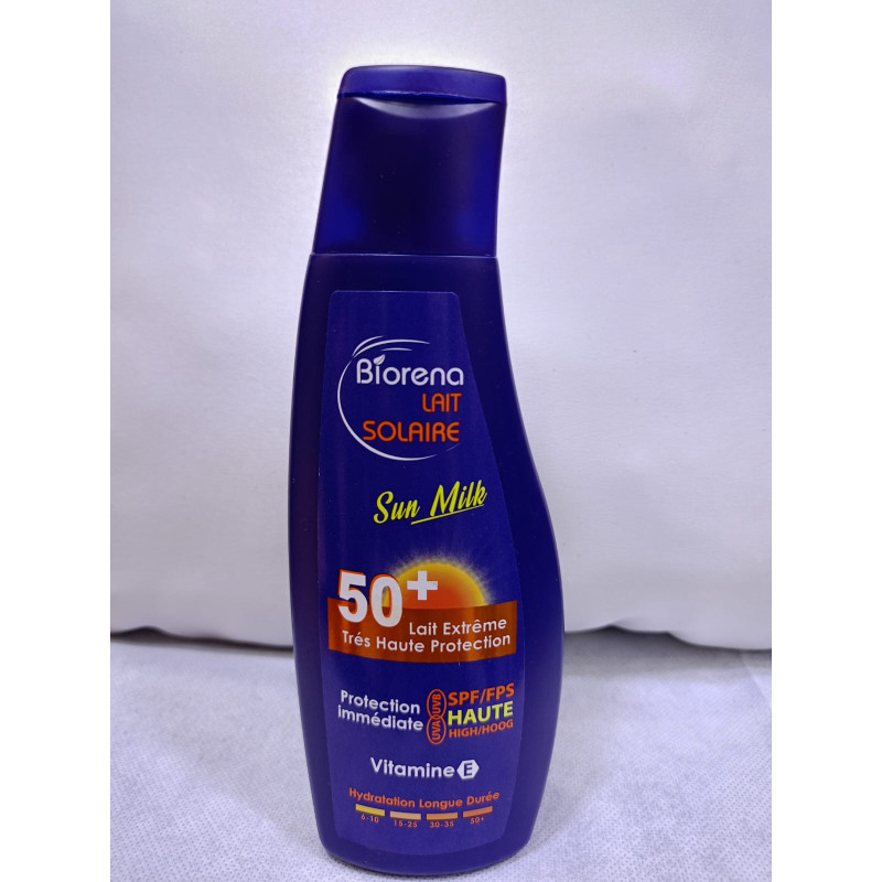 Biorena Lait Solaire, Lait Hydratant Haute Protection SPF / FPS Biorena Lait Solaire, Lait Hydratant Haute Protection SPF / FPS
