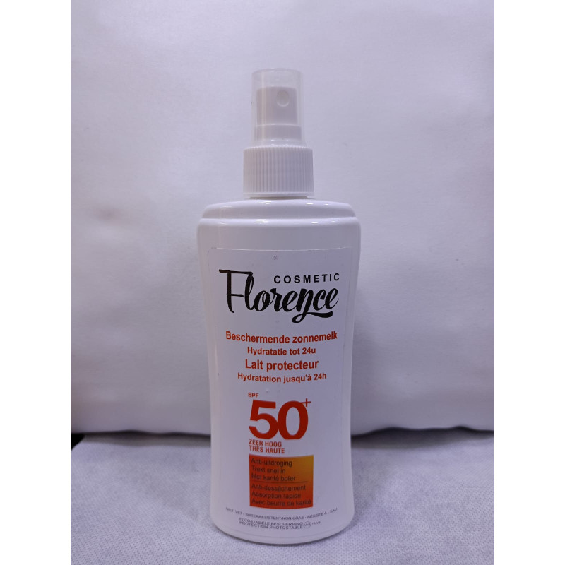 Florence Cosmetics protective milk hydration up to 24H SPF 50 + Florence Cosmetics protective milk hydration up to 24H SPF 50 +