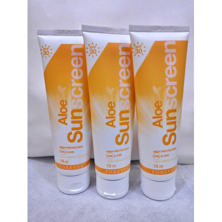 FOREVER ALOE SUNSCREEN Broad SPF 30 CREAM 118ml