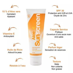 FOREVER ALOE SUNSCREEN Crème solaire large SPF 30 118 ml