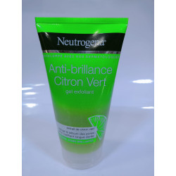 Neutrogena Gel Nettoyant Exfoliant Visage, Anti-Brillance, Citron Vert, 150 ml