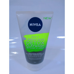 Nivea clay wash 3 in 1 urban skin detox wash mask 150ml