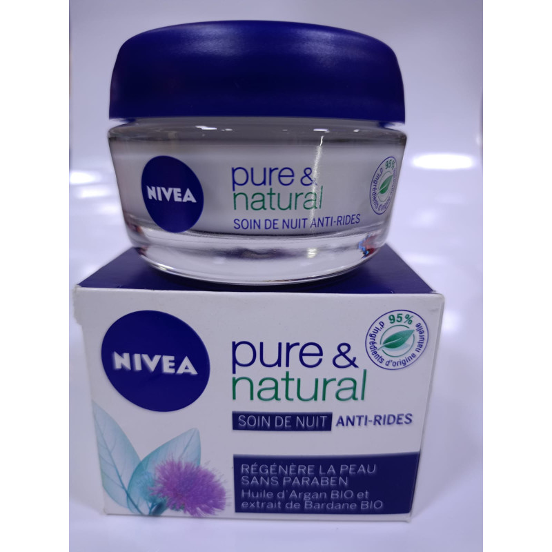 Nivea Pure & Natural Anti-Wrinkle Night Cream Nivea Pure & Natural Anti-Wrinkle Night Cream
