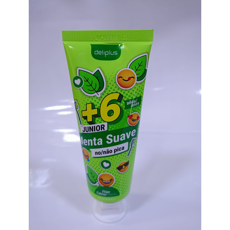 Deliplus children's toothpaste +6 years soft mint with fluoride Deliplus children's toothpaste +6 years soft mint with fluoride