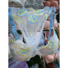 Sexy Perspective Floral Embroidery Bra No Sponge Bra Set Underwire Thin Underwear
