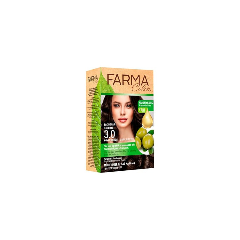 FRAMCOLOR EXPERT HAIR DYE 6.0 DARK BLONDE -farmasi- FRAMCOLOR EXPERT HAIR DYE 6.0 DARK BLONDE -farmasi-