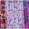 214cm Long Polyester Door Curtain (Cartoon, Multicolor)