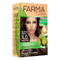 FRAMCOLOR EXPERT HAIR DYE 6.0 DARK BLONDE -farmasi-