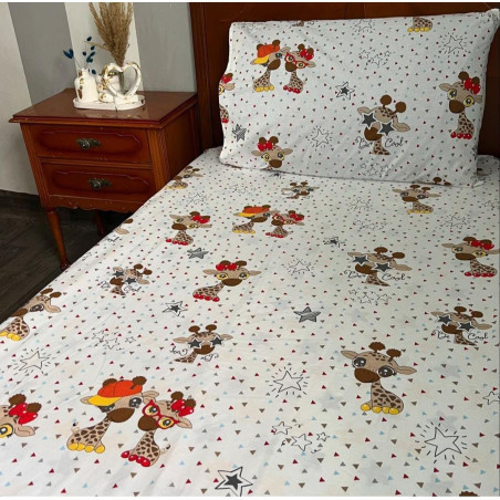 Fitted sheet, fitted sheet for bed, Size