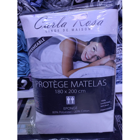 Waterproof Mattress Protector, Terry, 80% Polyester, 20% Cotton, Size 180 X 80 cm