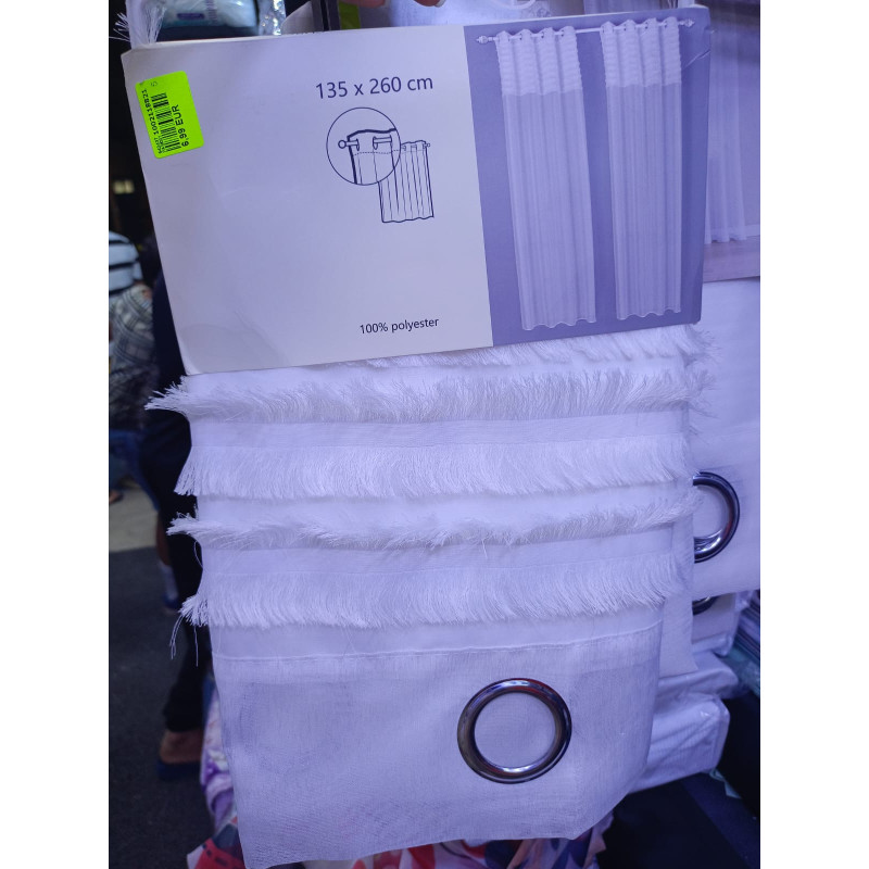 Curtains - Eyelet curtain - Width 135cm x Height 260cm Curtains - Eyelet curtain - Width 135cm x Height 260cm