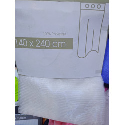 Curtains - Eyelet curtain - Width 140cm x Height 240cm