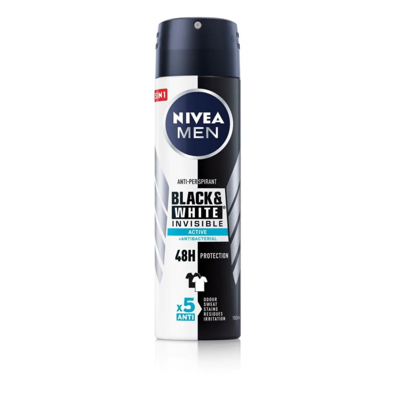 NIVEA Anti-transpirant Invisible Fresh Black & White 150 ml NIVEA Anti-transpirant Invisible Fresh Black & White 150 ml