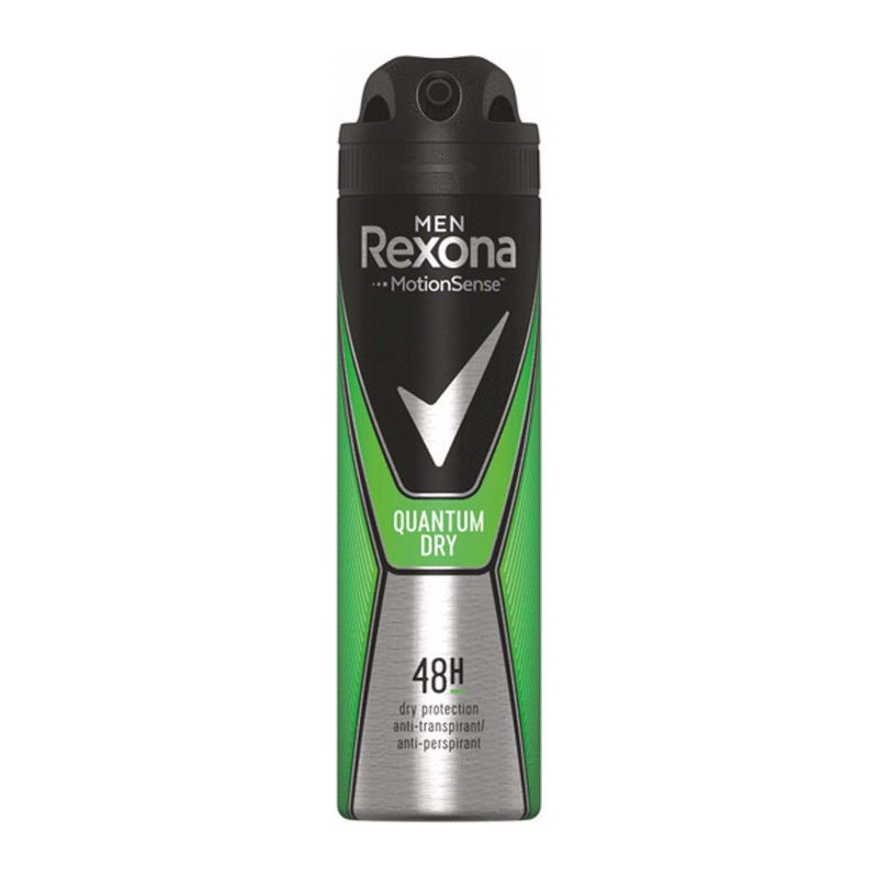 Rexona Déodorant sec en spray REXONA Men Quantum pour homme 150 ml Rexona Déodorant sec en spray REXONA Men Quantum pour homme 150 ml