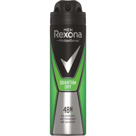 Rexona Déodorant sec en spray REXONA Men Quantum pour homme 150 ml