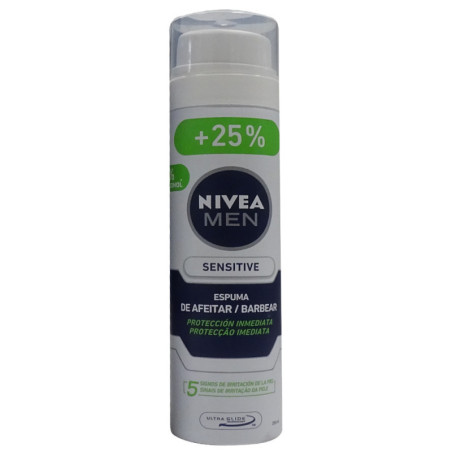 Nivea shave foam 200 ml. Sensitive. + 25%