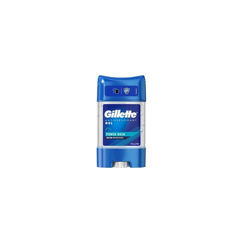 Gillette Antiperspirant Gel Power Rush 48 Hour Protection Gillette Antiperspirant Gel Power Rush 48 Hour Protection