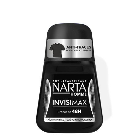 NARTA INVISIMAX HOMME 50ML  Anti-transpirant - Anti-traces Blanches 48h