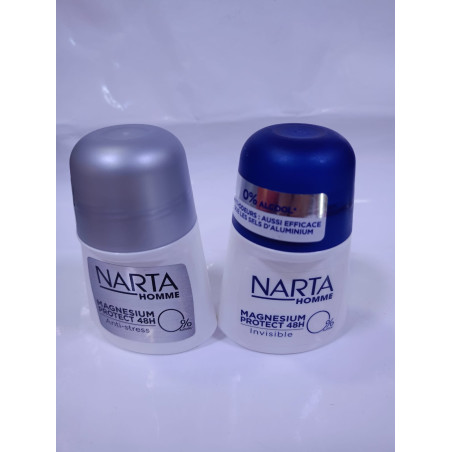 NARTA MAGNESIUM PROTECT ANTI-STRESS HOMME 50ML  Déodorant - Efficacité anti-odeurs 48h