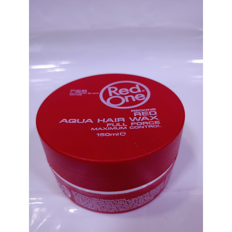 RedOne Red Aqua Hair Gel Wax Full Force 150 ml (5 fl oz) RedOne Red Aqua Hair Gel Wax Full Force 150 ml (5 fl oz)